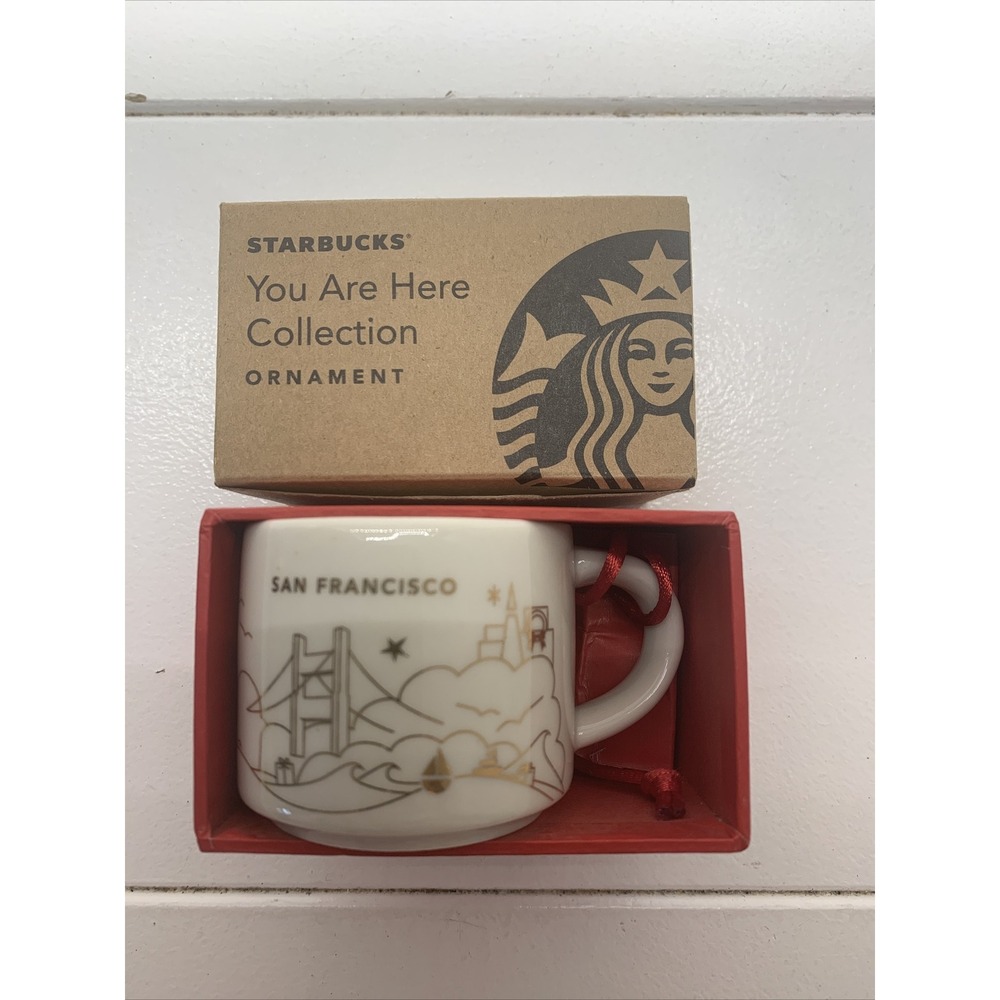 Starbucks San Francisco Ca California Mug Christmas Ornament You are here 2 Oz
